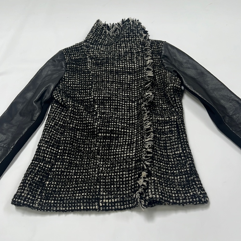 Vince Long Sleeve Zip Up Coat - Picture 2 of 5